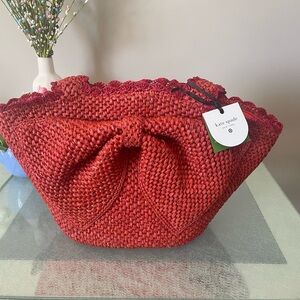 Kate Spade x Target Raffia Bow Tote Bag